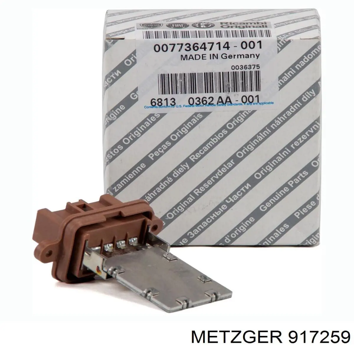 917259 Metzger resistencia de calefacción