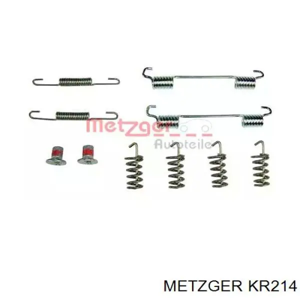 KR214 Metzger juego de zapatas de frenos, freno de estacionamiento