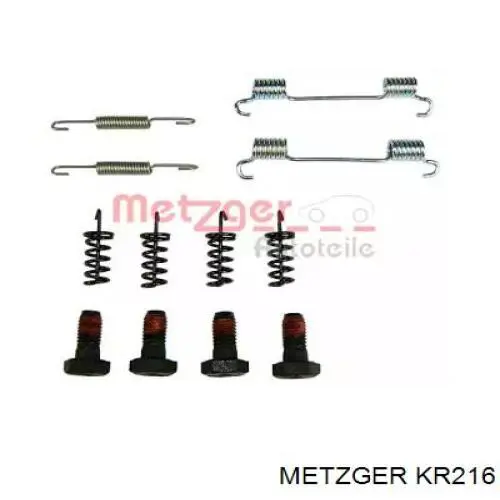 Juego de zapatas de frenos, freno de estacionamiento Mercedes E C124