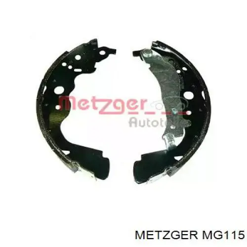 MG115 Metzger zapatas de frenos de tambor traseras