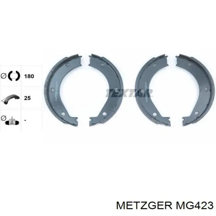 Juego de zapatas de frenos, freno de estacionamiento BMW 5 E28