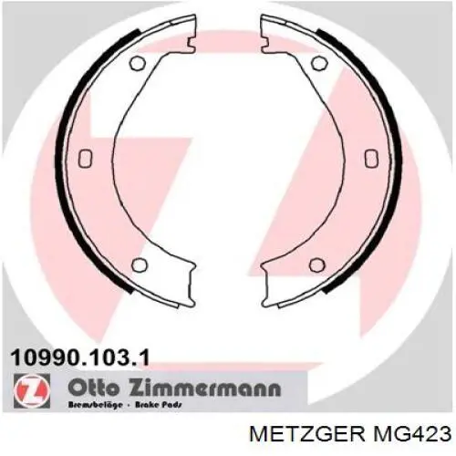 Juego de zapatas de frenos, freno de estacionamiento BMW 5 E28