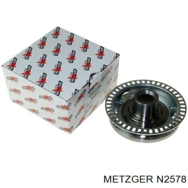 N2578 Metzger cubo de rueda delantero