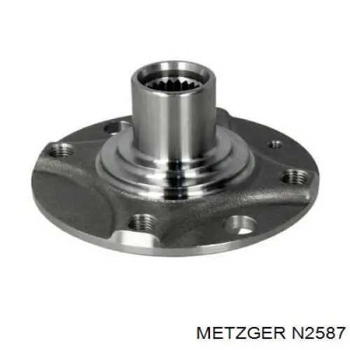 N2587 Metzger cubo de rueda delantero