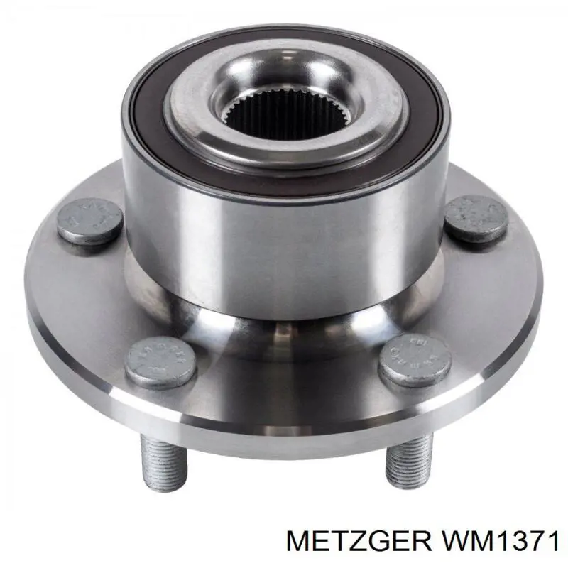 WM 1371 Metzger cubo de rueda delantero