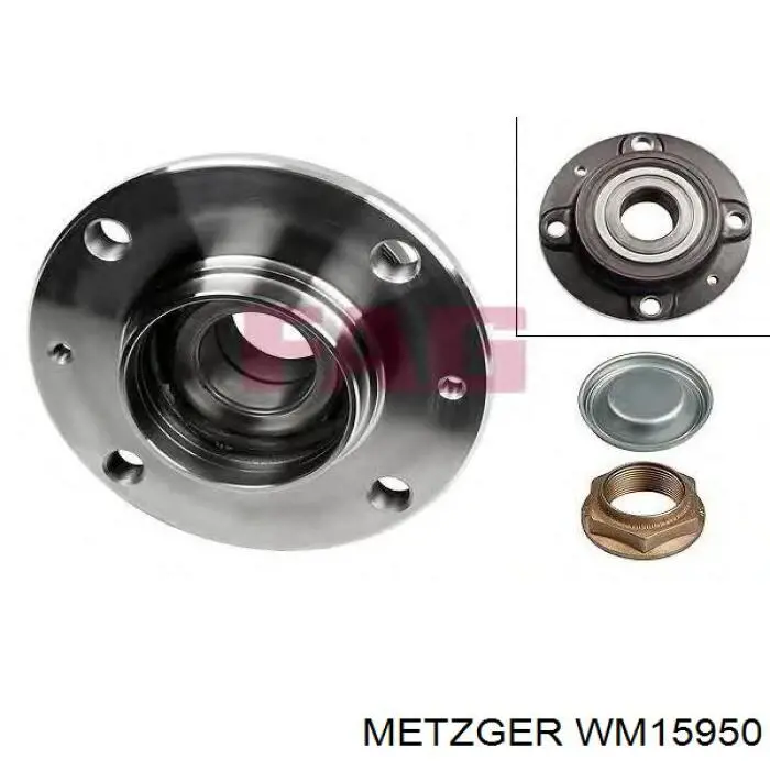 Cubo de rueda trasero Citroen Berlingo B9