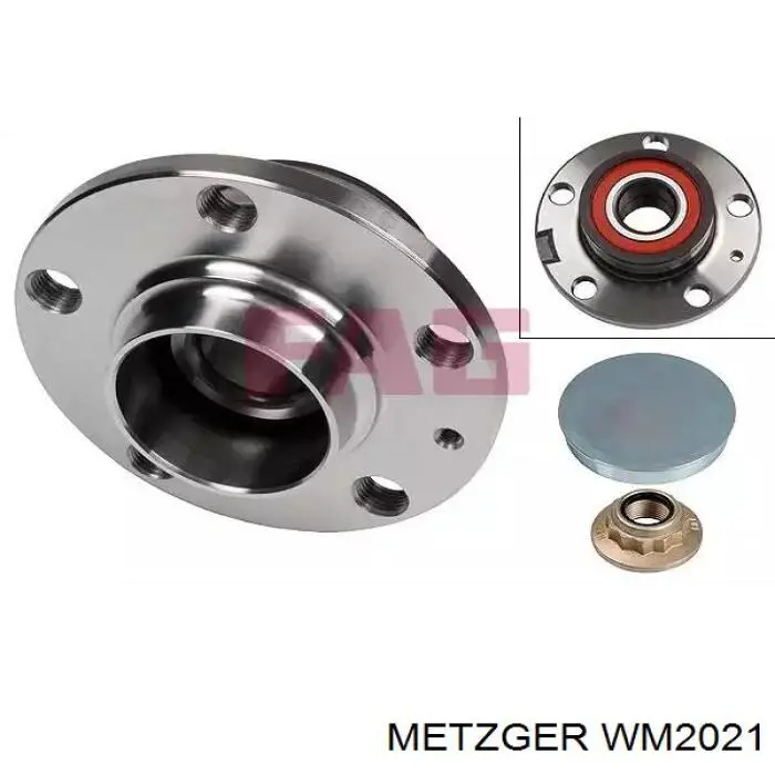 Comprar WM2021 Metzger Cubo de rueda, Eje trasero