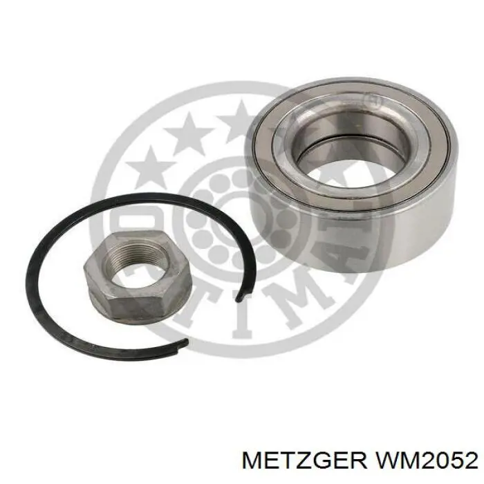 WM2052 Metzger cojinete de rueda delantero