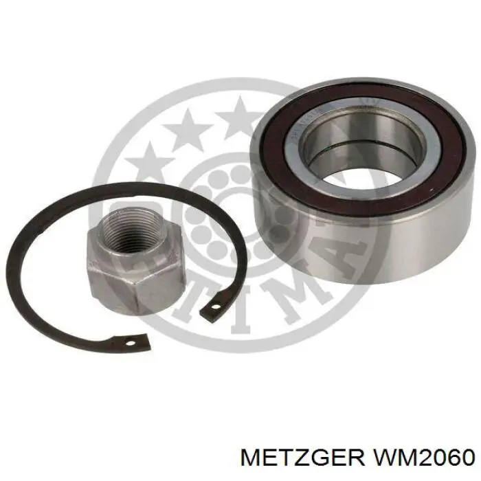 WM 2060 Metzger cojinete de rueda delantero