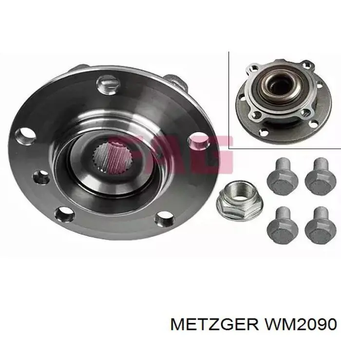 Cojinete de rueda delantero 1225764 Ford