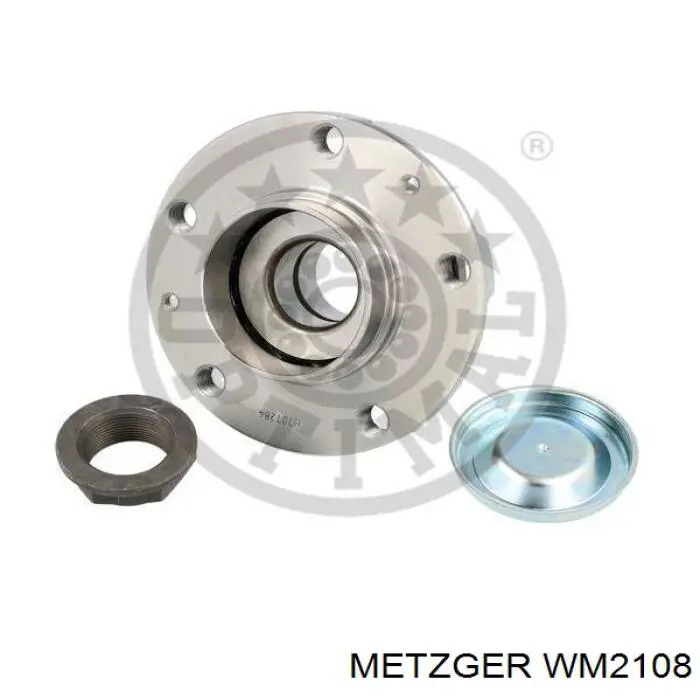 WM 2108 Metzger cubo de rueda trasero