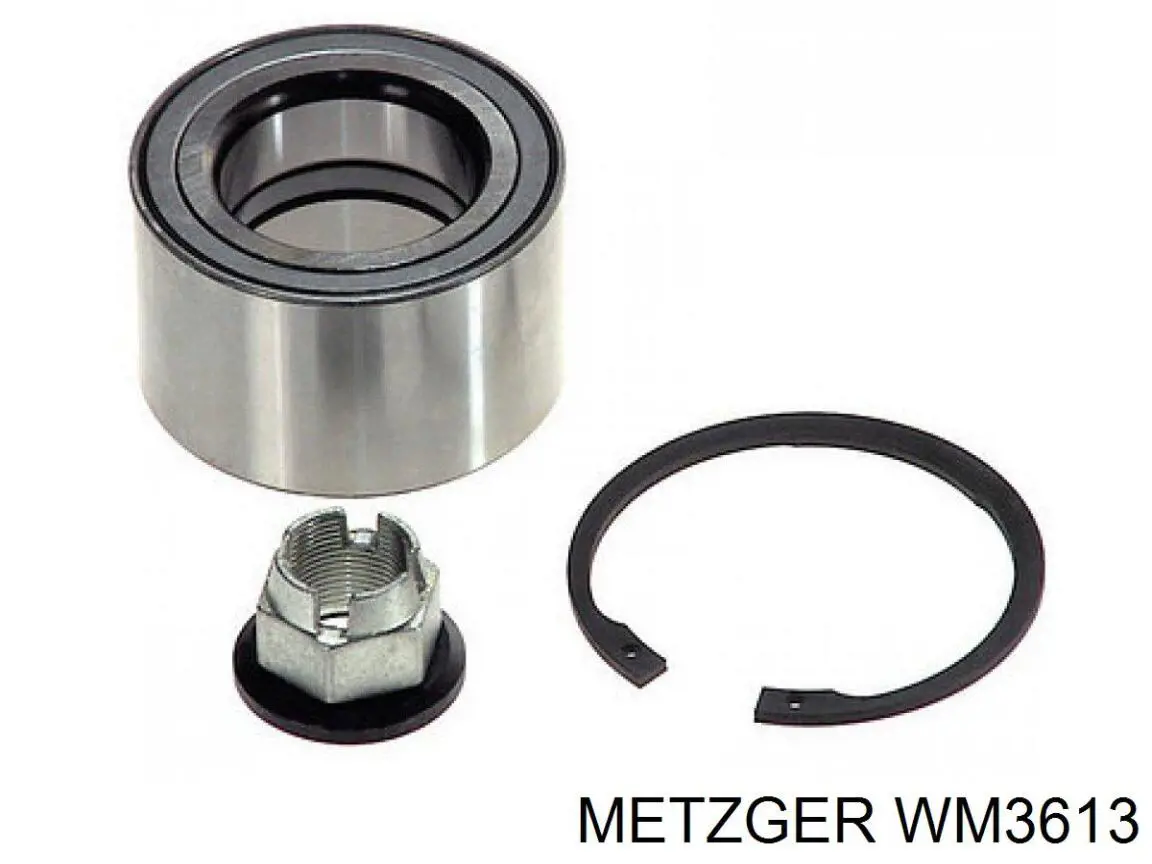 WM3613 Metzger cojinete de rueda delantero