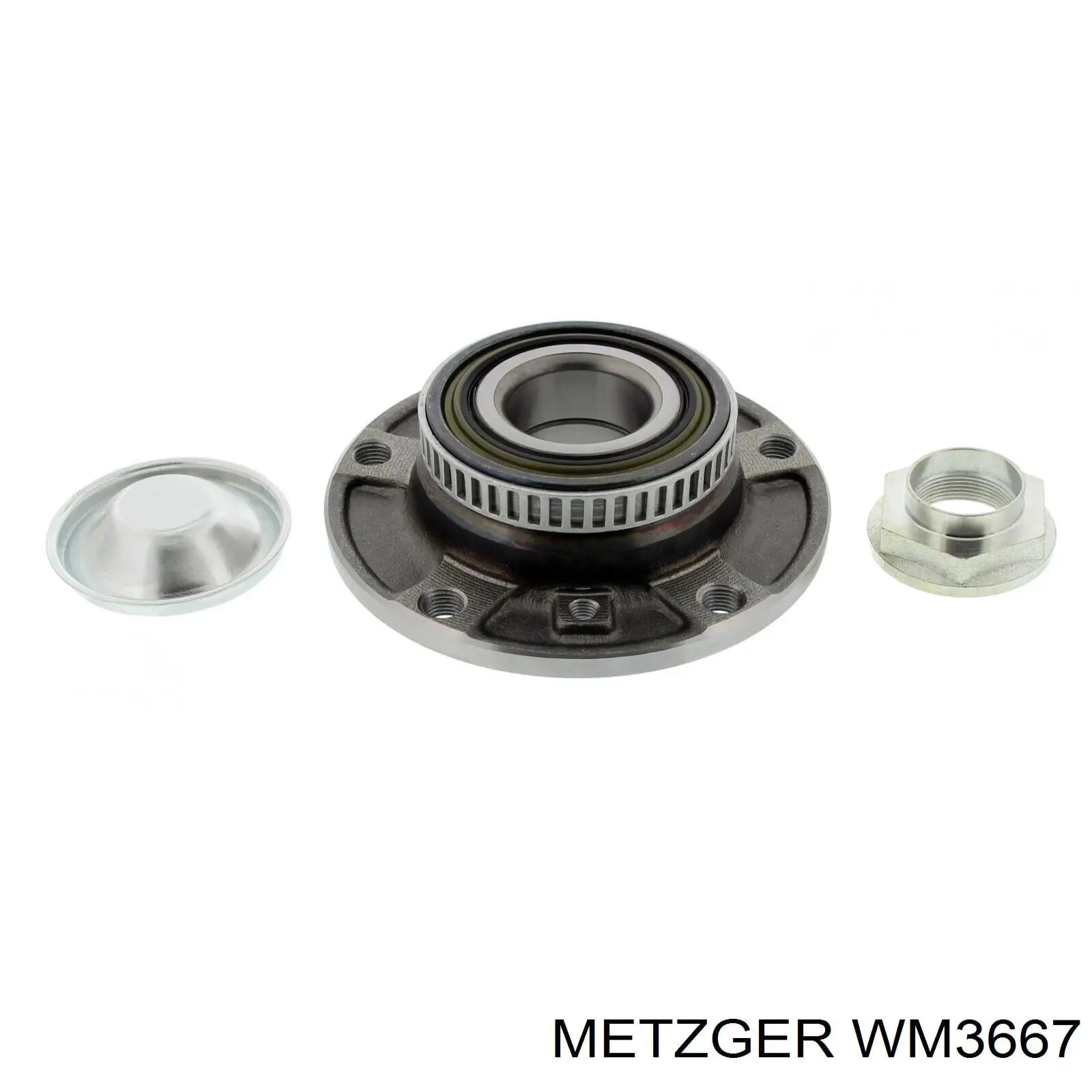 Buje de rueda delantero WM3667 Metzger