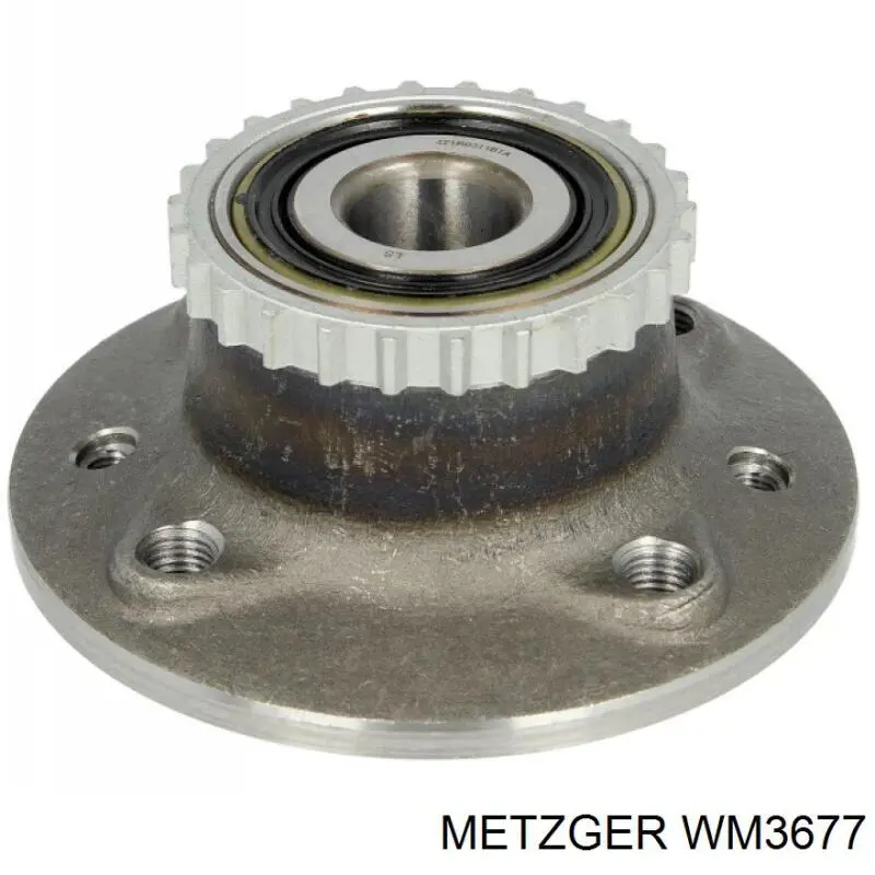 WM 3677 Metzger cubo de rueda trasero