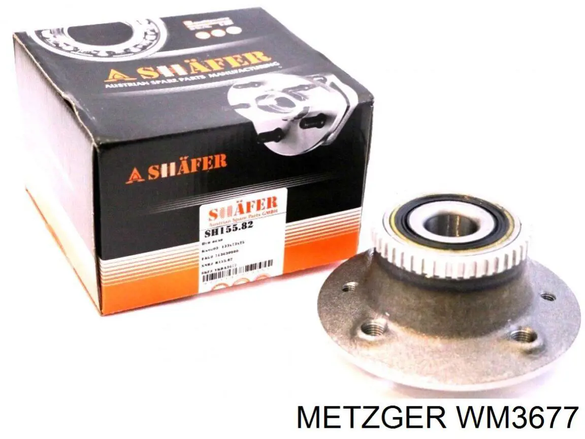 Cubo de rueda trasero 8660002000 Renault (RVI)