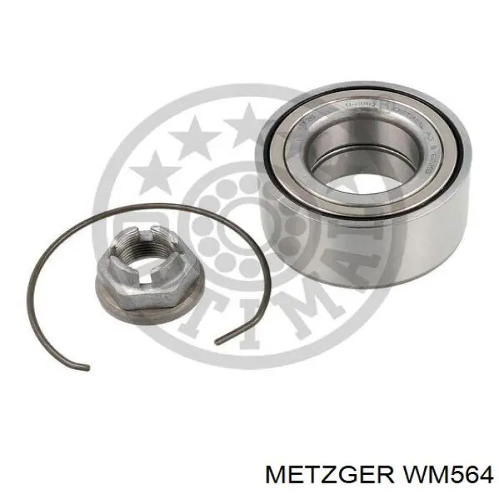 WM 564 Metzger cojinete de rueda delantero