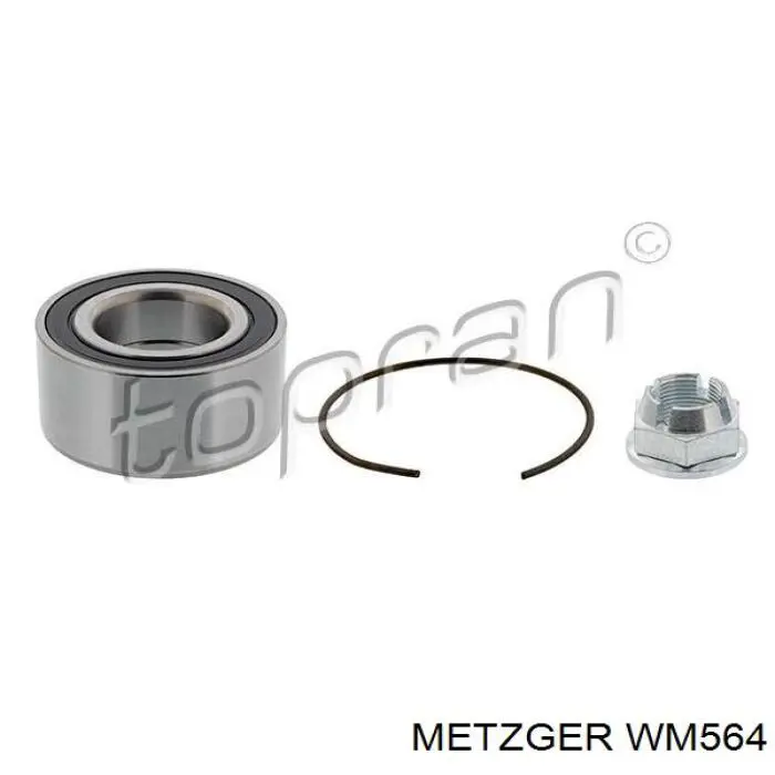 Comprar WM564 Metzger Cojinete de rueda delantero