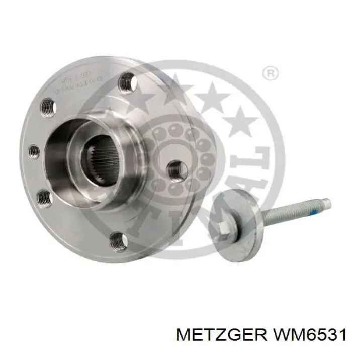 WM 6531 Metzger cubo de rueda delantero