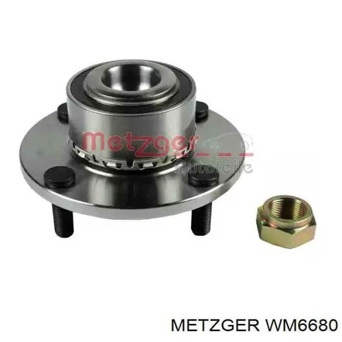 WM 6680 Metzger cubo de rueda delantero