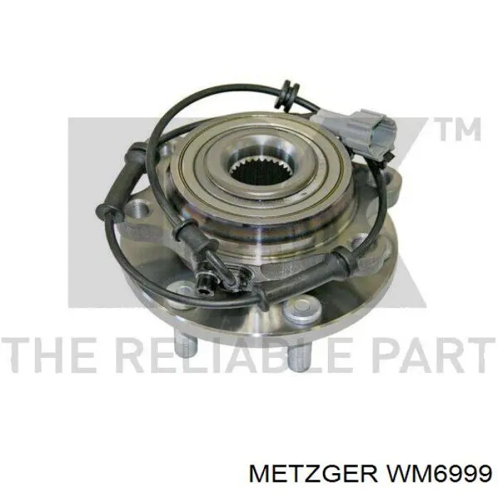 WM6999 Metzger cubo de rueda delantero