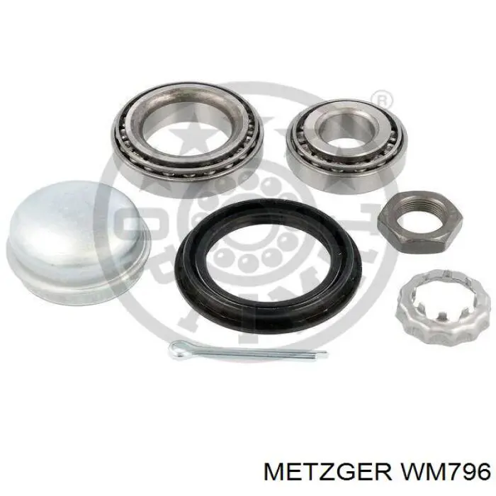 Cojinete de rueda trasero Volkswagen Jetta 2 19E, 1G2, 165, 167