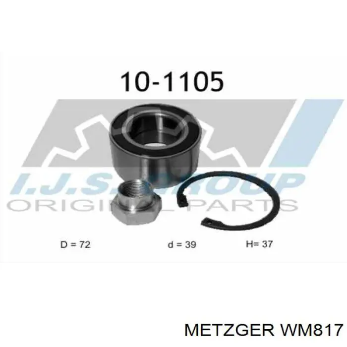 Cojinete de rueda delantero Dayco KWD1064 precio, desde 22,59 EUR