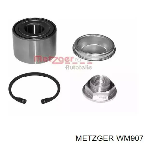 Cojinete de cubo Metzger WM907