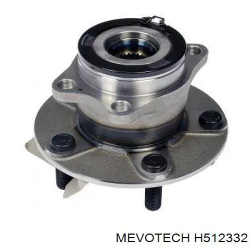 H512332 Mevotech cubo de rueda trasero