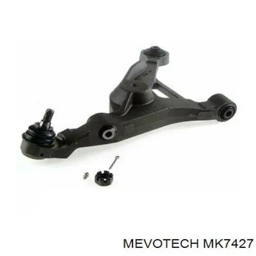 MK7427 Mevotech barra oscilante, suspensión de ruedas delantera, inferior derecha