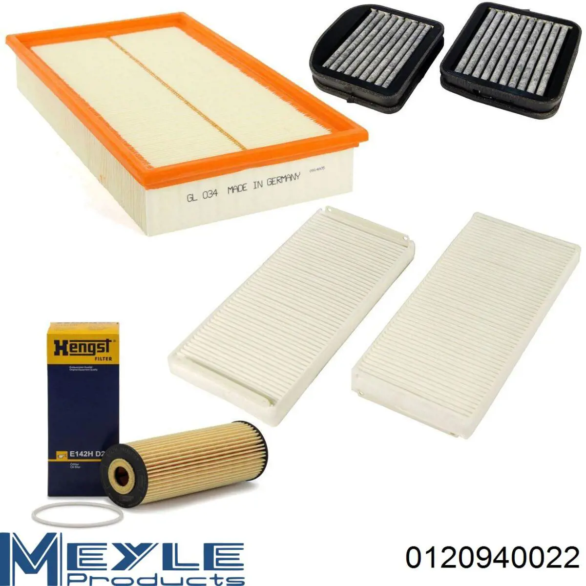 0120940022 Meyle Filtro de aire de motor