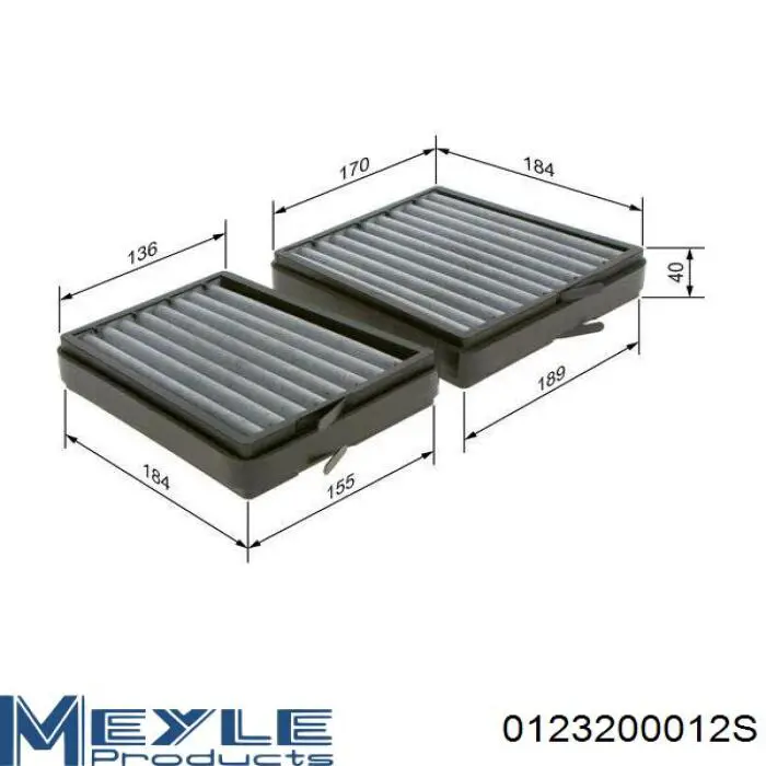 Filtro de cabina Mercedes A2038300518 precio, desde 33,68 EUR