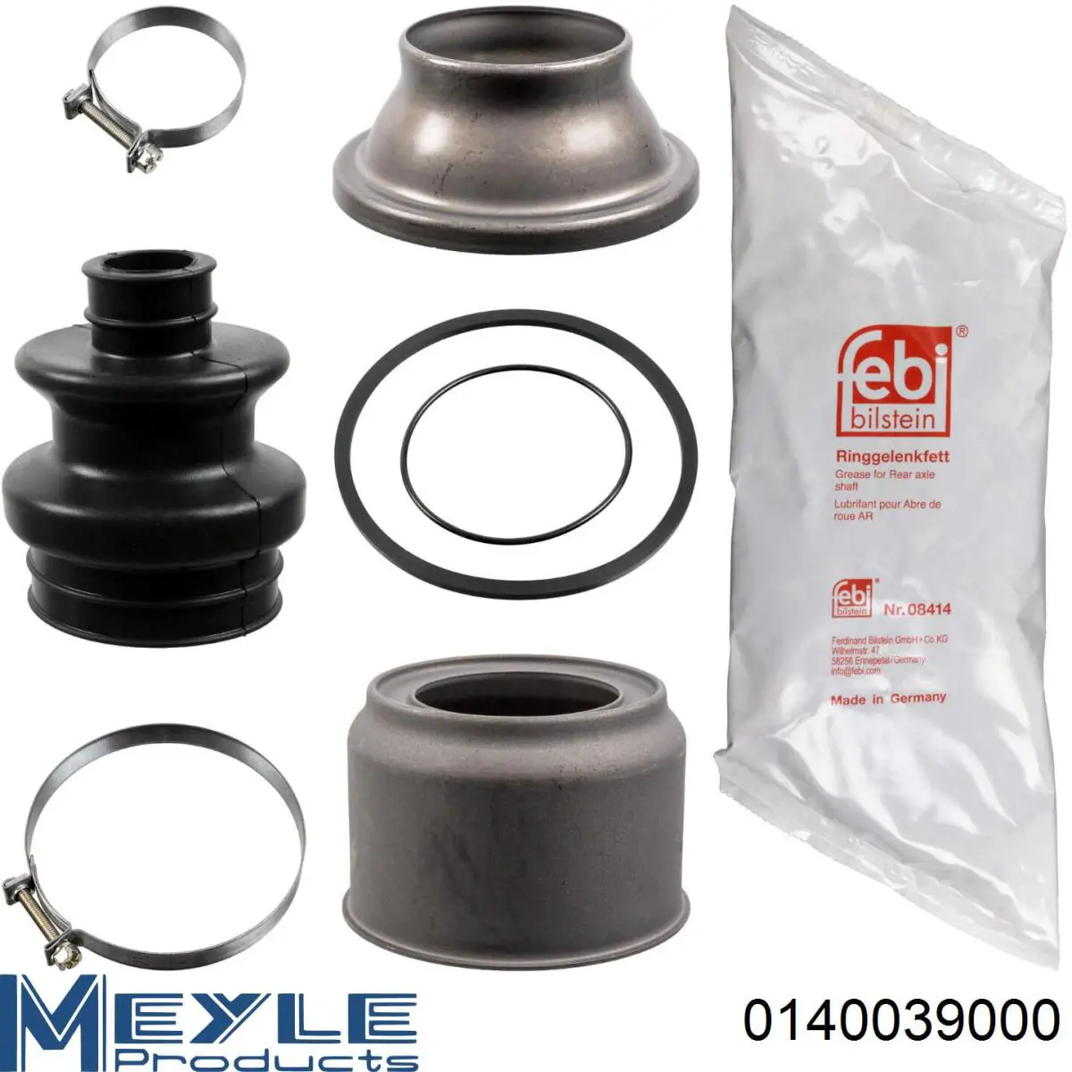Fuelle exterior del eje de transmisión trasero 303006 GKN-Spidan