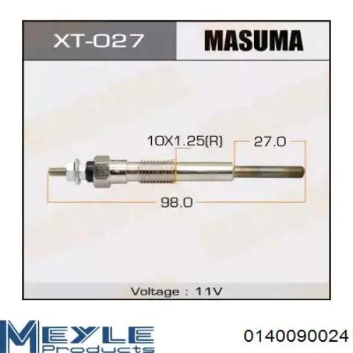 0140090024 Meyle Bomba de combustible mecánica