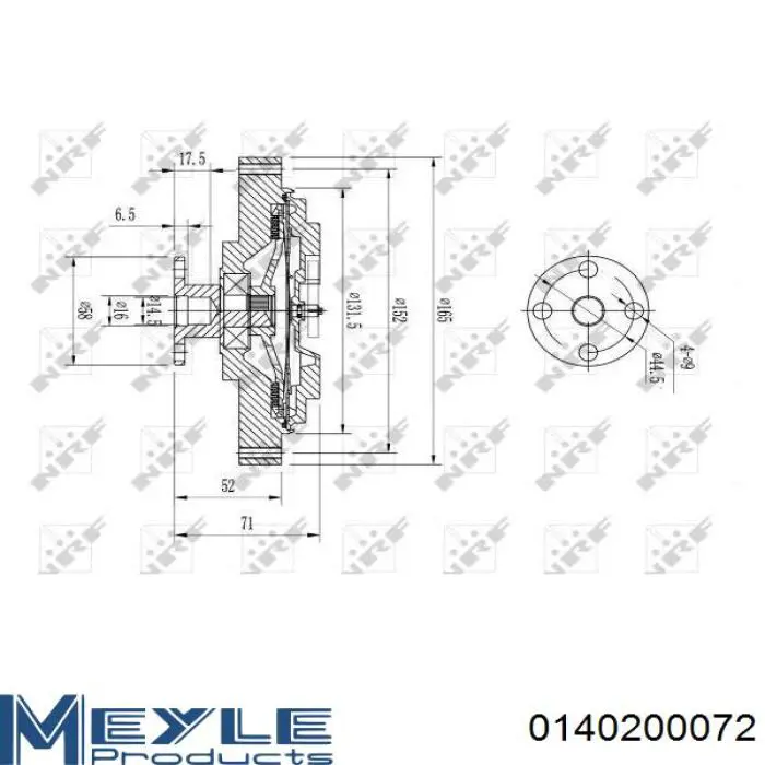 Comprar 1162001122 Mercedes Embrague viscoso de ventilador