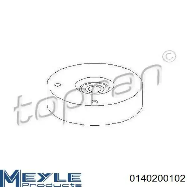 Rodillo tensor Meyle 0140200102