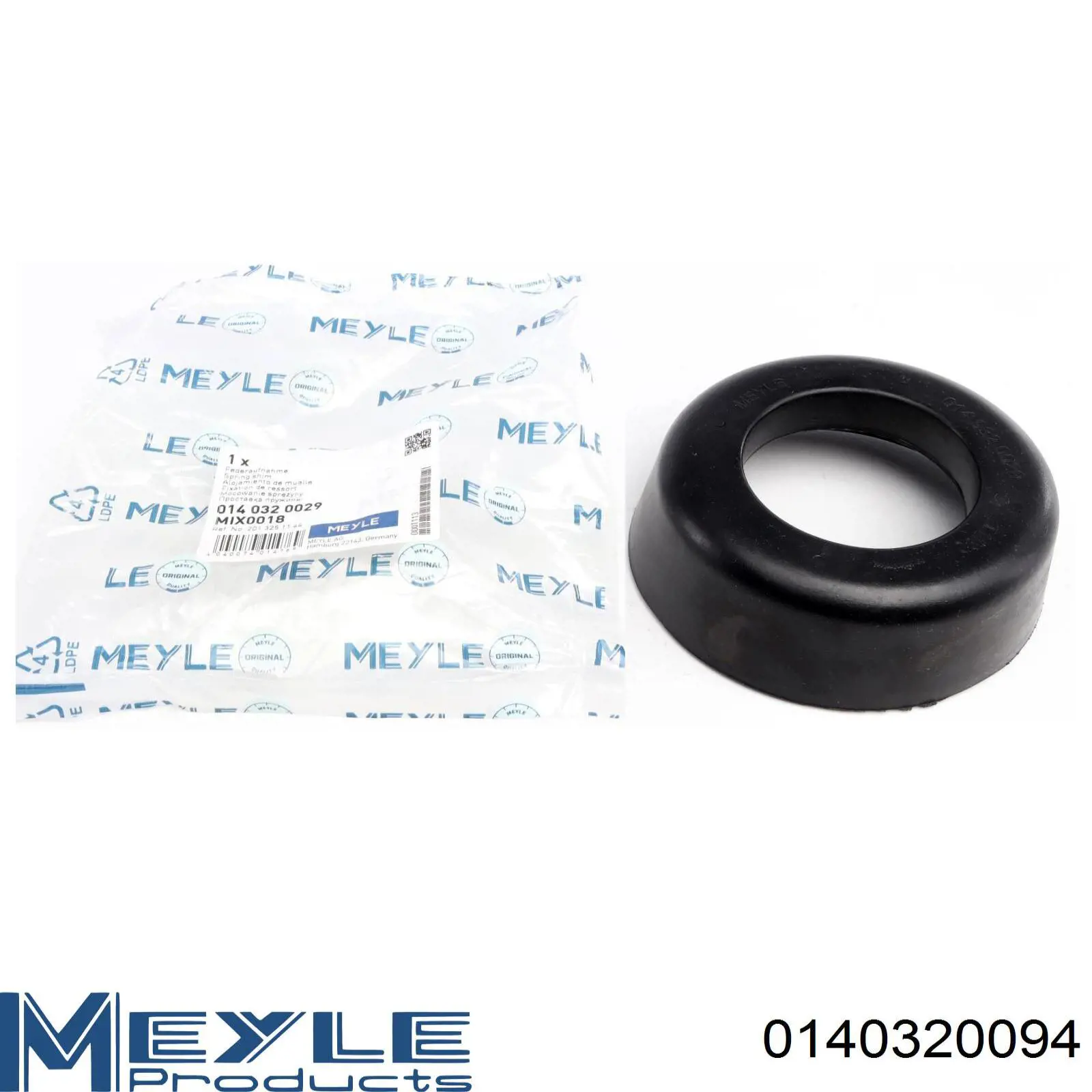 Comprar 0140320094 Meyle Aislador de resorte trasero inferior de goma