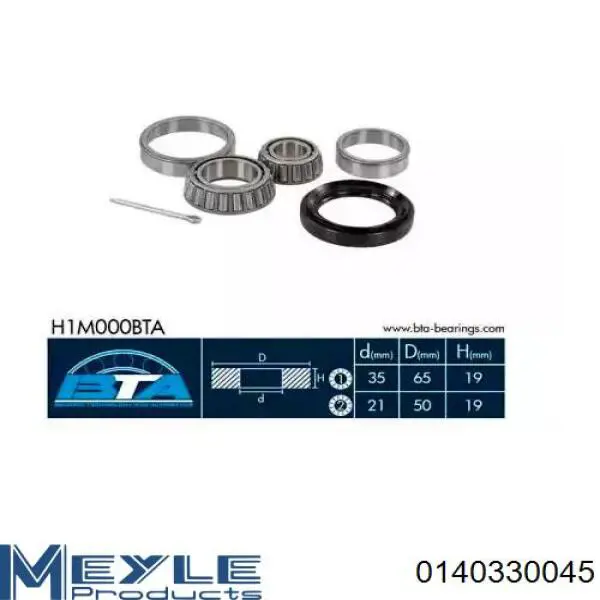 Cojinete de rueda delantero 402159Z400 Nissan/Infiniti