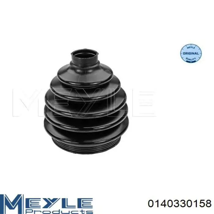 Juego de fuelles de junta homocinética delantera Meyle 0140330158