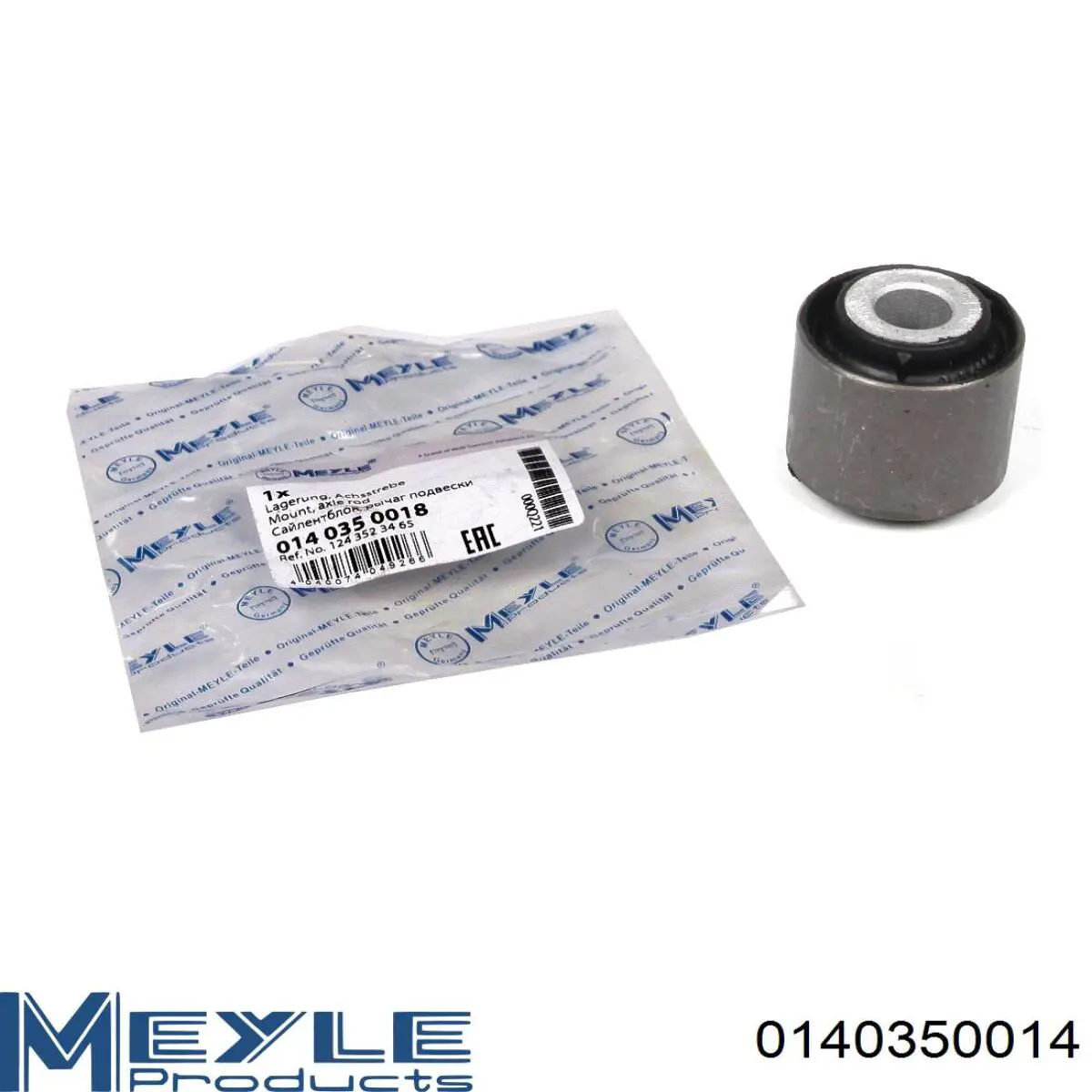 Silentblock del brazo superior de suspensión trasera 0140350014 Meyle