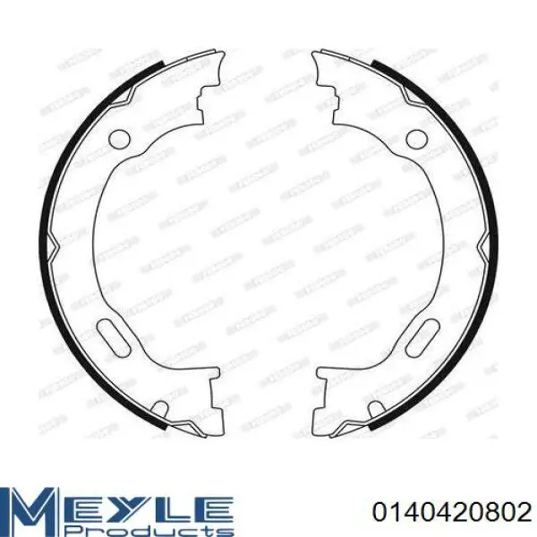 Comprar A1634200220 Mercedes Juego de zapatas de frenos, freno de estacionamiento