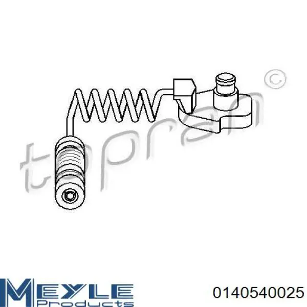 Sensor de desgaste de las pastillas de freno delanteras Triclo 881951 precio, desde 2,62 EUR