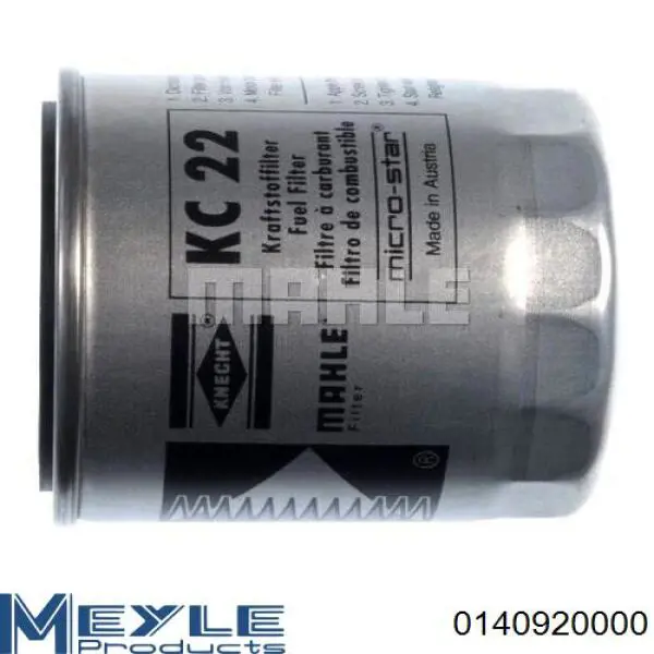 Filtro combustible Meyle 0140920000 precio, desde 4,45 EUR