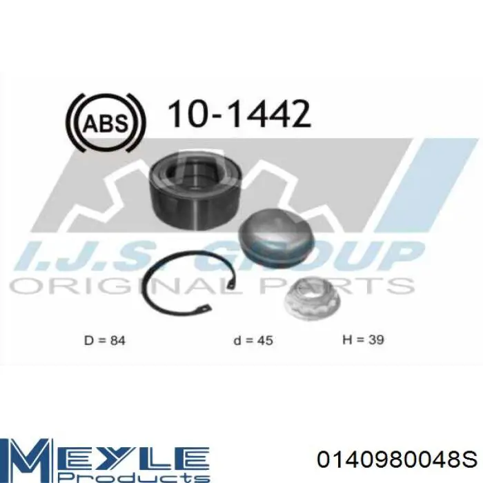 Comprar A1699810127 Mercedes Cojinete de rueda delantero