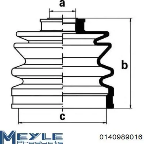 Rodamiento central del eje de transmisión Meyle 0140989016 precio, desde 6,23 EUR