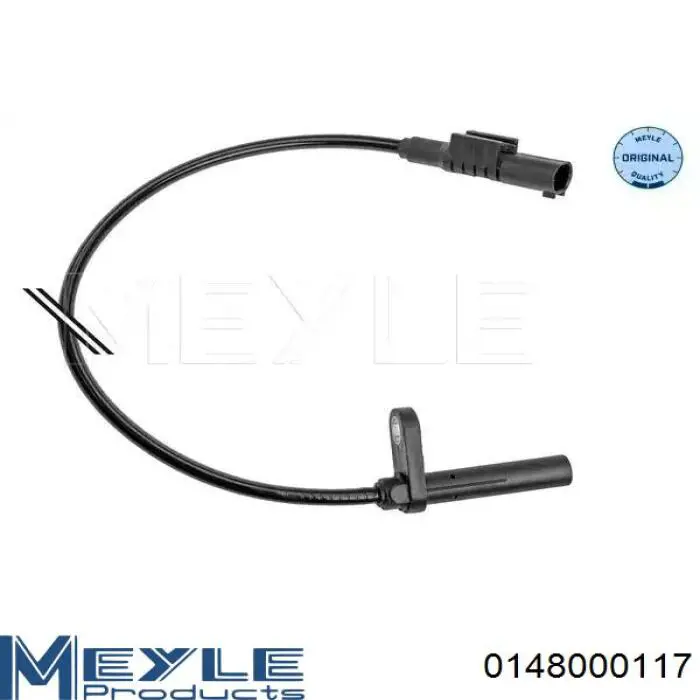 014 800 0117 Meyle sensor abs trasero izquierdo