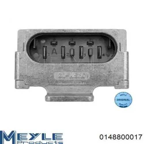Regulador de velocidad del ventilador de refrigeración (unidad de control) 0148800017 Meyle