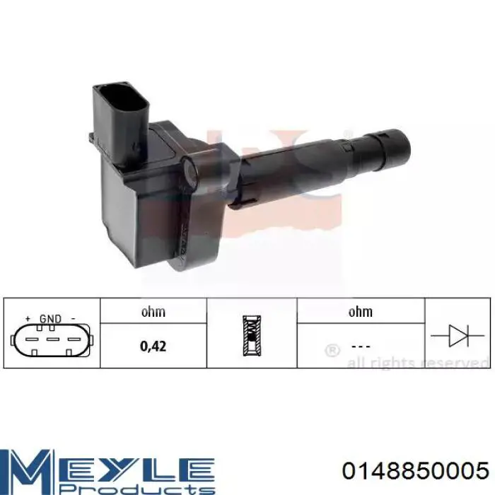 Bobina de chispa Meyle 0148850005 precio, desde 42,67 EUR