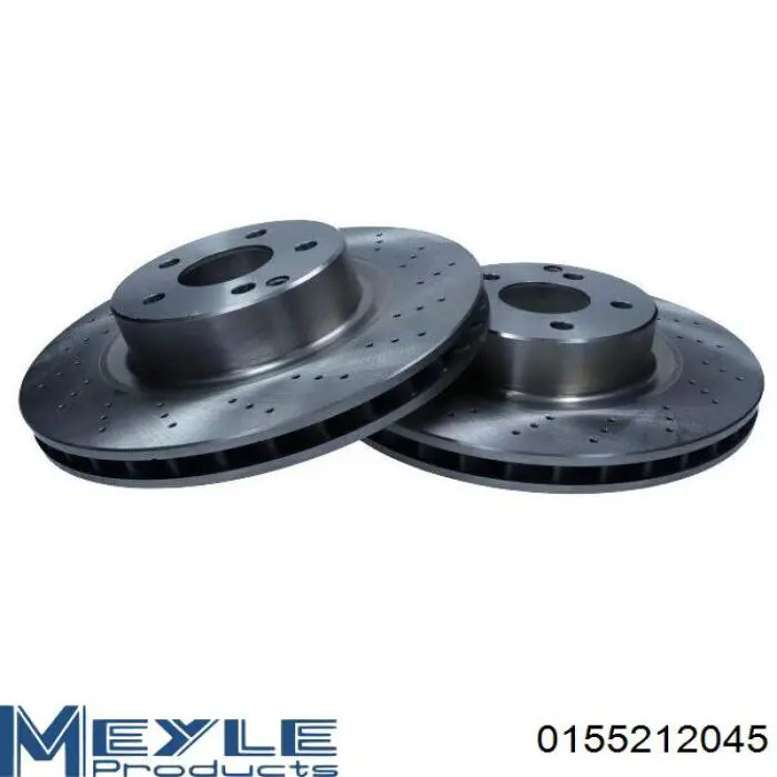 Disco de freno delantero 602381 Daco