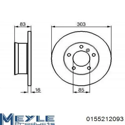 Comprar 4604210012 Mercedes Freno de disco delantero