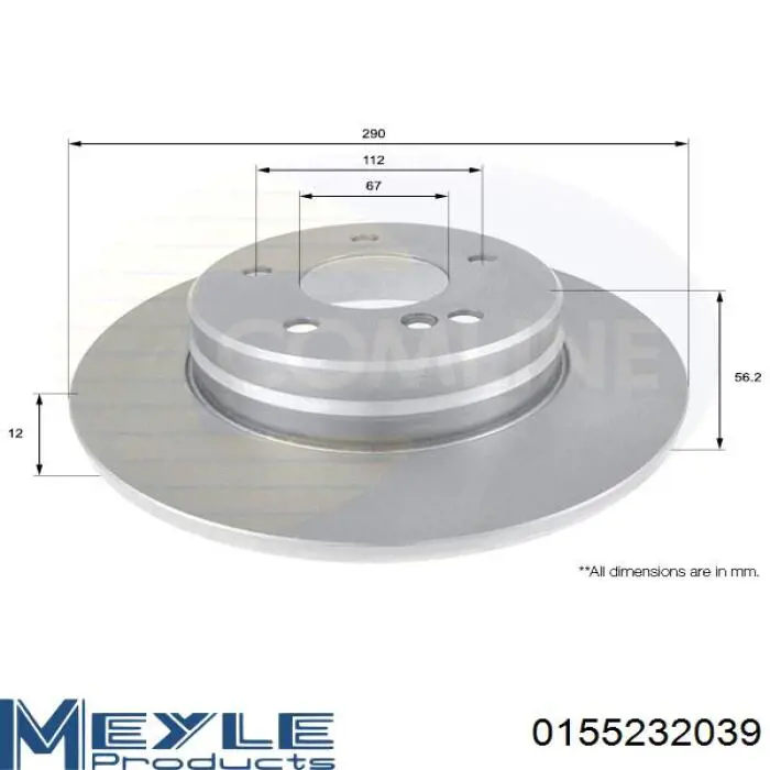 Comprar 6110218 Metzger Disco de freno trasero
